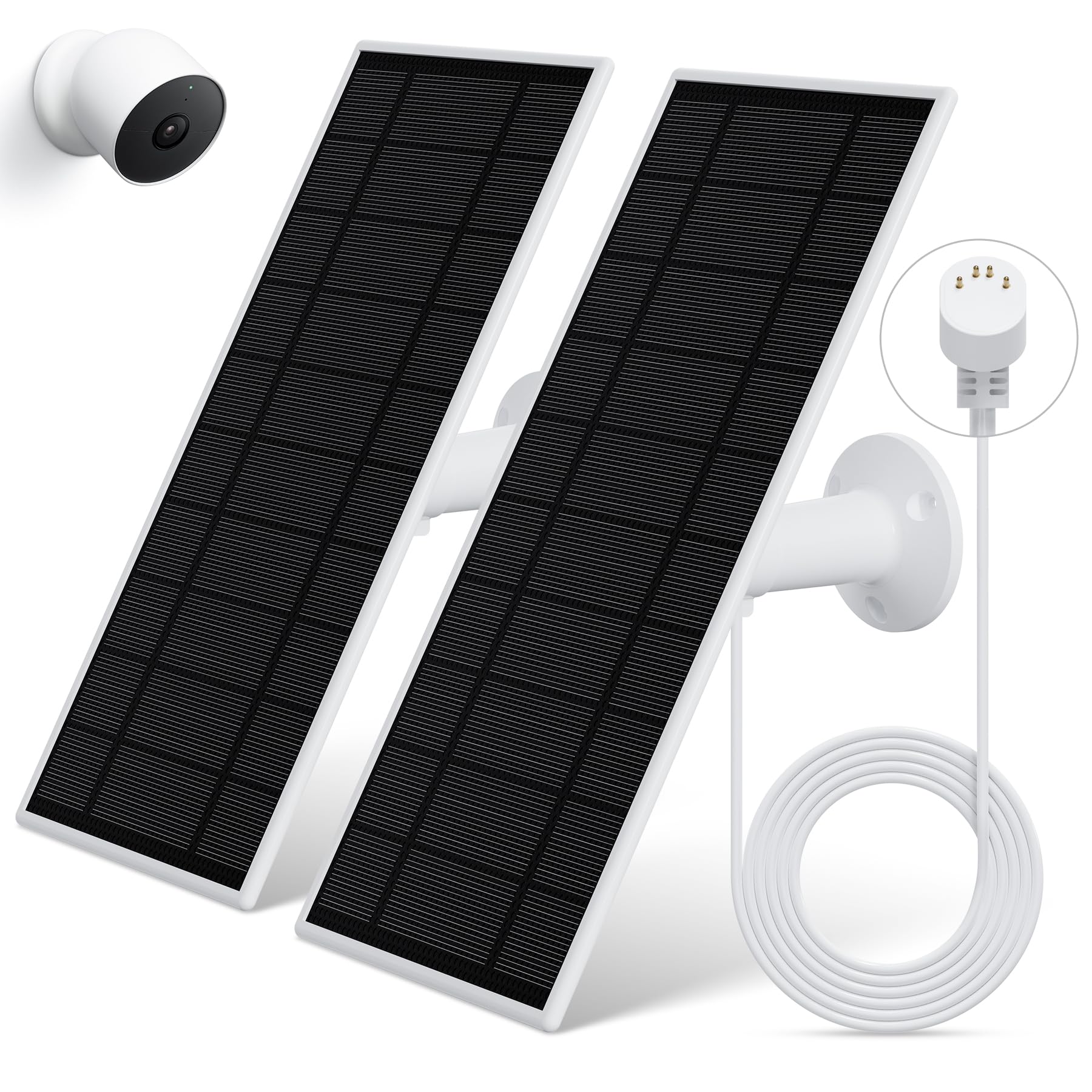 Amazon.com : Loqdivr Solar Panel for Google Nest Camera, 2Pack